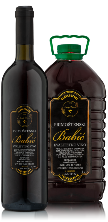 Babic Vino Wine