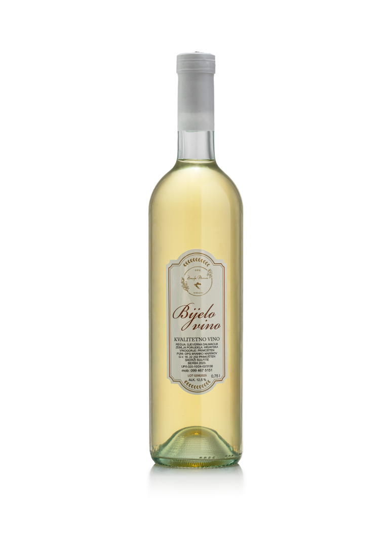 Bijelo vino 0,75l OPG Branko Marinov