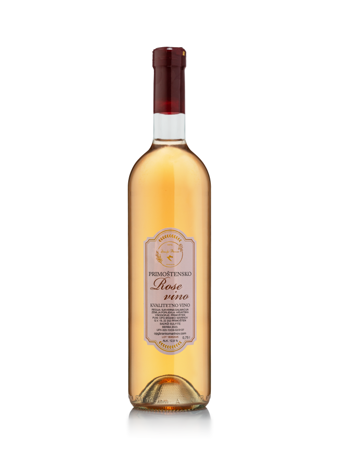 Rose vino 0,75l OPG Branko Marinov