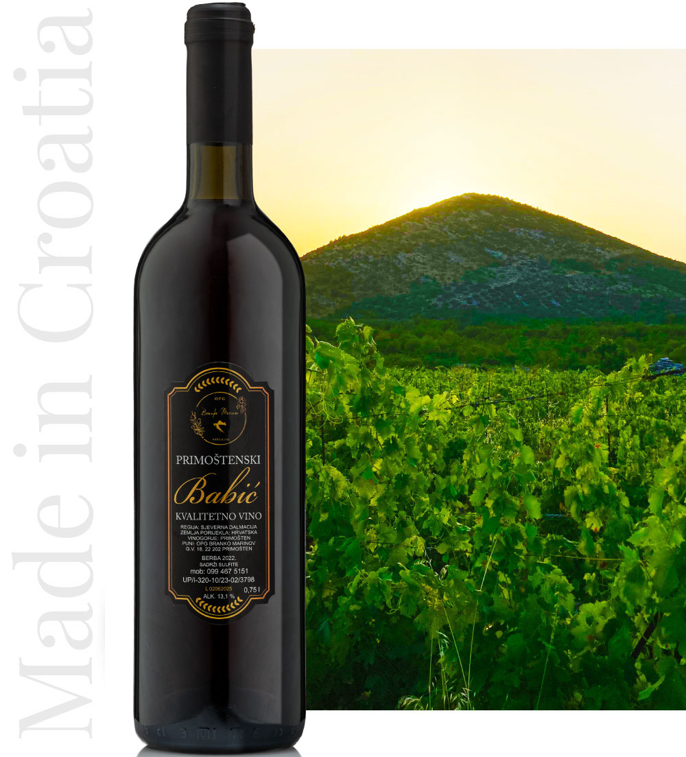 Wine Made in Croatia OPG Branko Marinov Vino