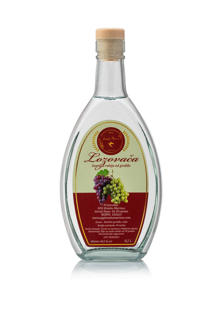 Lozovača rakija 0,2l OPG Branko Marinov