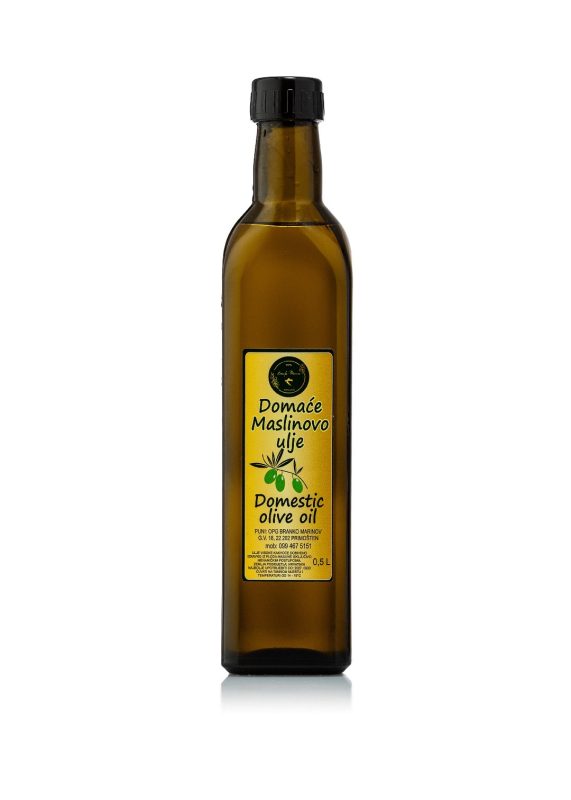 0.5L bottle of Oblica olive oil — OPG Branko Marinov Primošten