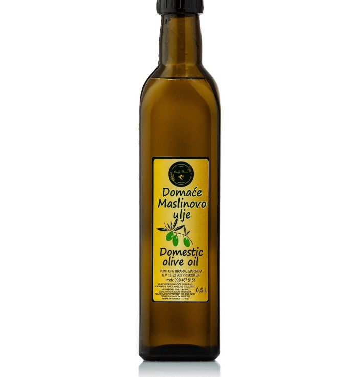 0.5L bottle of Oblica olive oil — OPG Branko Marinov Primošten