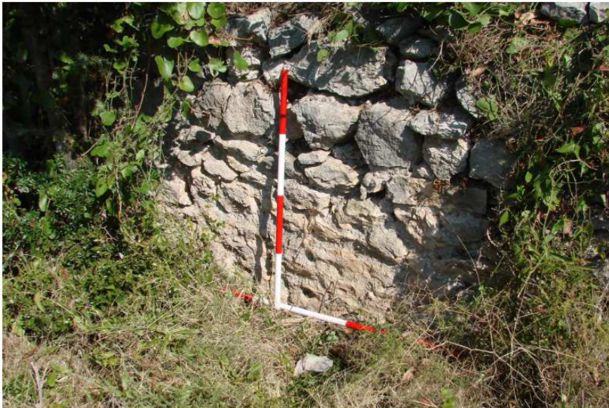 Roman Villa Rustica Remains near Primošten Remains of a Roman villa rustica near Primošten, preserved stone wall structure