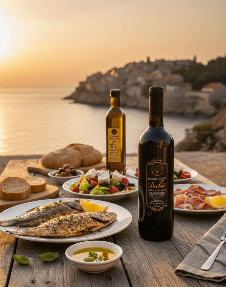 mediteranska vecera uz more