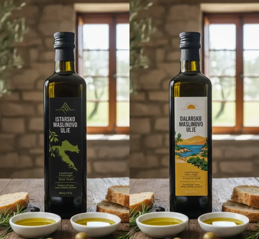 istarsko vs dalmatinsko maslinovo ulje